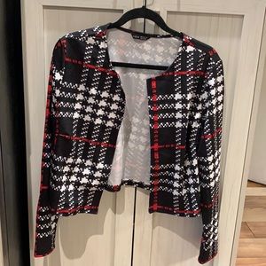 -Veste tartan new never worn size:12